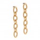 Orecchini donna al lobo con maglie a onde collezione Diva Rebecca gioielli BDV00016