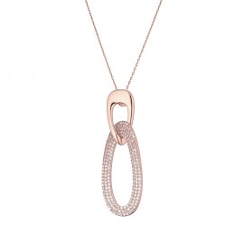 Collana donnaMarcello Pane in argento 925% rosè oval Venice ref CLDV 070