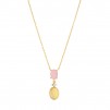 Collana donna in argento 925% dorato collezione Milky - Venice