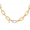 Collana Donna Rebecca Collezione Diva con maglia liscia grande