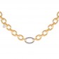 Collana Donna Rebecca Gioielli collezione Diva con maglie doppia texture Ref- BDVKOO29