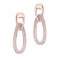 Collana donnaMarcello Pane in argento 925% rosè oval Venice ref CLDV 070