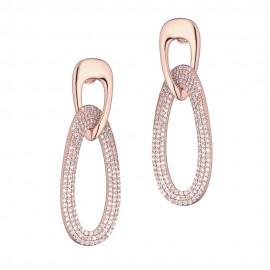 Collana donnaMarcello Pane in argento 925% rosè oval Venice ref CLDV 070