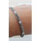 Bracciale Uomo Tennis in acciaio con zirconi Neri/bianchi AS-JBRU3347B