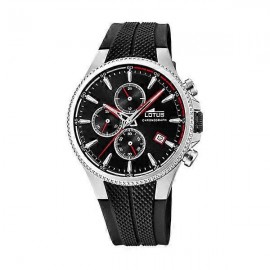 OROLOGIO UOMO LOTUS 18621/2 NERO CINGHIA GOMMA, UOMO