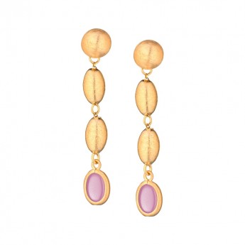 Orecchini donna Marcello Pane Gioielli collezione Sassi Oval - Itaca Colors ORML 029