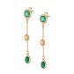 Orecchini Donna pendenti Marcello Pane Gioielli collezione Emerald Life - Itaca Colors