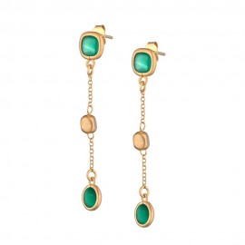 Orecchini Donna pendenti Marcello Pane Gioielli collezione Emerald Life - Itaca Colors