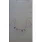Cavigliera In Argento 925% Rodiato Oro Bianco Con Charms Smaltati "Stelline" - 1