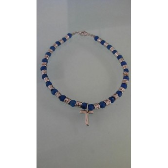 Bracciale Unisex Modello Rosario In Argento 925% Con Petite Con Corallini + Tao - 1