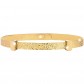 Bracciale Rigido Rebecca In Argento 925% Dorato Effetto Diamantato Personalizzabile - 1