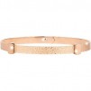 Bracciale Rigido Rebecca In Argento 925% Rose Effetto Diamantato Personalizzabile - 1