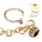 Bracciale Gisel In Bronzo Colore Oro Giallo Ref: Gbr2052