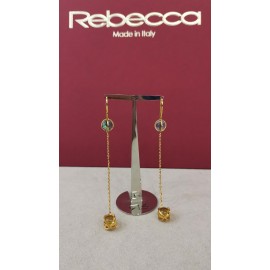 Orecchini Rebecca In Argento 925% Dorato Collezione Rio Ref: SRIOOM05