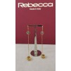 Orecchini Rebecca In Argento 925% Dorato Collezione Rio Ref: Srioom05 - 1