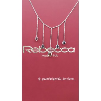 Collana Rebecca In Argento 925% Rodiato Collezione Rio Ref: Srikbm02 - 1