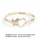 Bracciale Rigido Donna Marlu In Acciaio Colore Oro Giallo -Amica- Ref- 15Br035G - 1