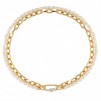 Collana Donna Rebecca In Bronzo Dorato E Perle Naturali Collection Palermo Ref-Bpakob08 - 1