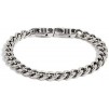 Bracciale Uomo Marlu A Maglia Grumetta Mm.8 In Acciaio 316L Ref-1Br0003 - 1