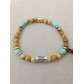 Bracciale Elastico Uomo/Donna Con Beads In Argento 925% E Pietre Dure - 1