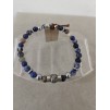 Bracciale Elastico Uomo/Donna Con Beads In Argento 925% E Pietre Dure - 1