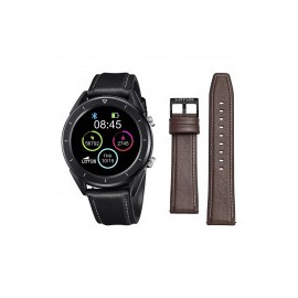 Smartwatch Lotus Smartime Multifunzione 50009/1 Nero E Marrone