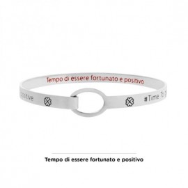 Bracciale Rigido Donna Portafortuna Marlù TIME TO 18BR065